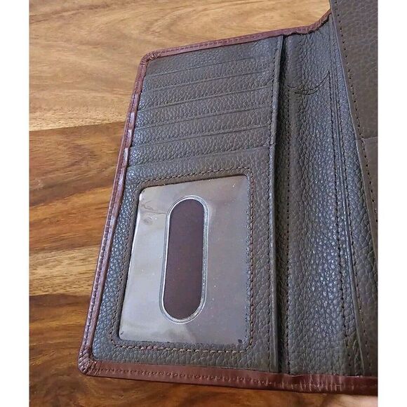 Silver Creek Southern Desperado Checkbook Wallet Leather - Picture 5 of 7